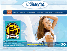 Tablet Screenshot of minabellaspa.com